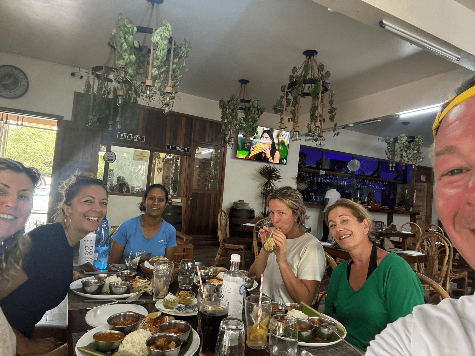 Un repas partagé à l'île Maurice