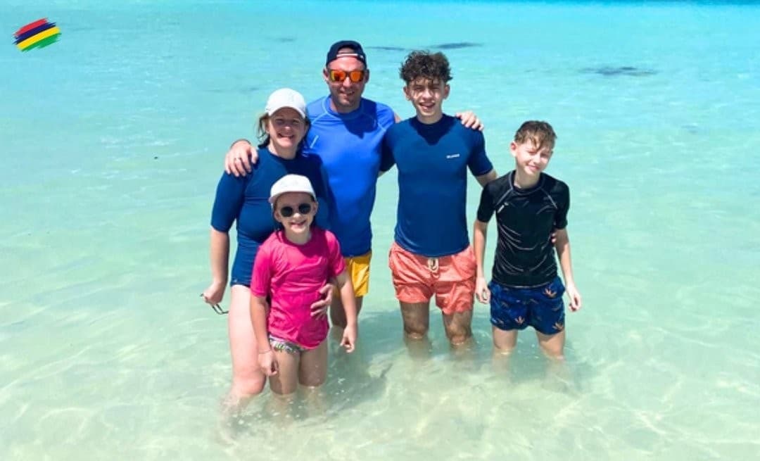 Souvenir de voyage de Jeanne & sa famille à Île Maurice